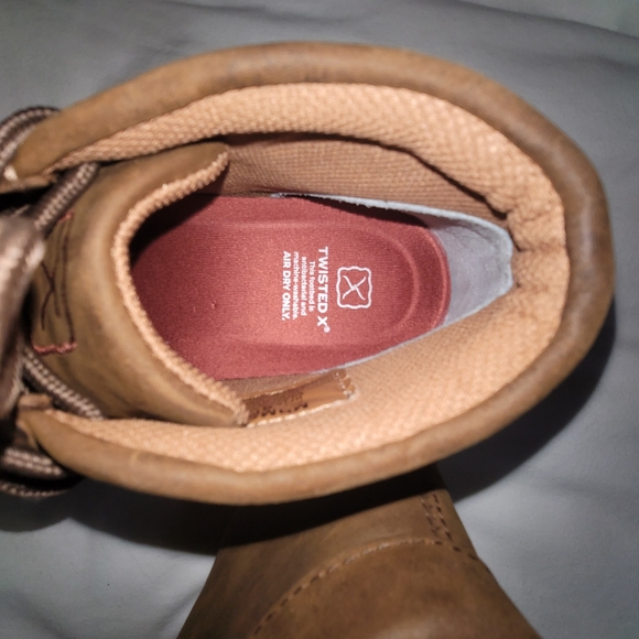 Twisted X Steel Toe 8m. Leather!  Worn ONCE - Picture 5 of 9